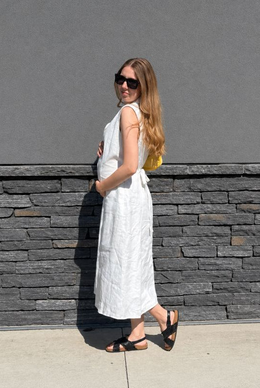 Buttoned Shirt Dress