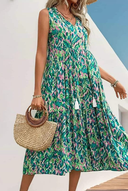 Floral Print Maternity Dress