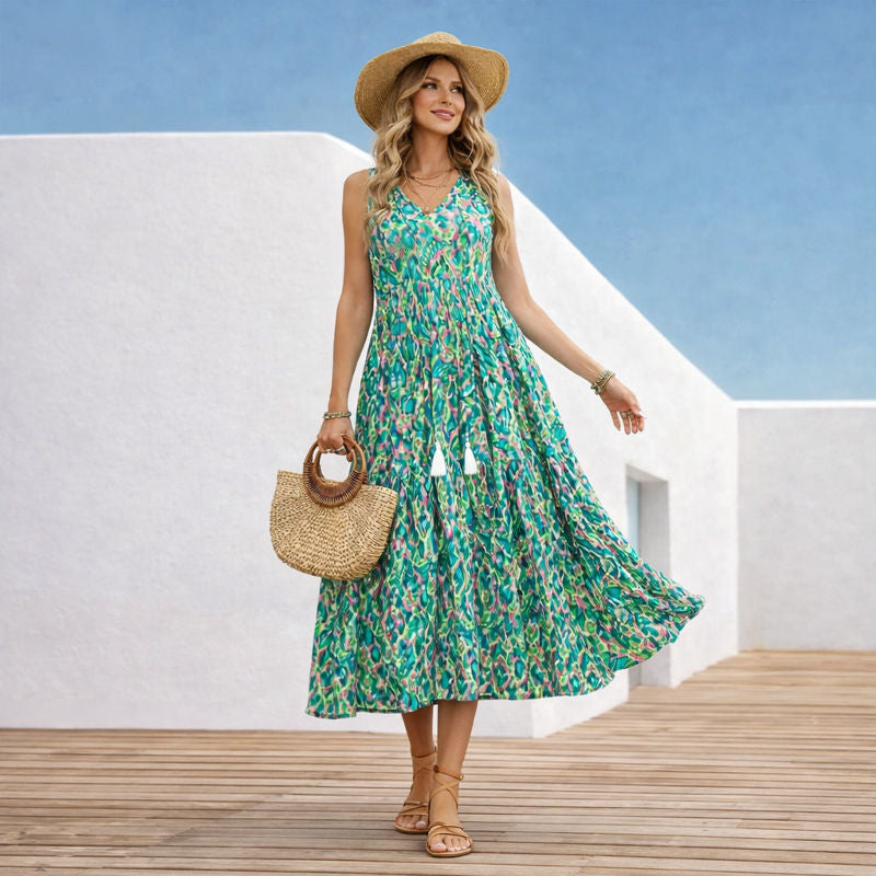 Floral Print Maternity Dress