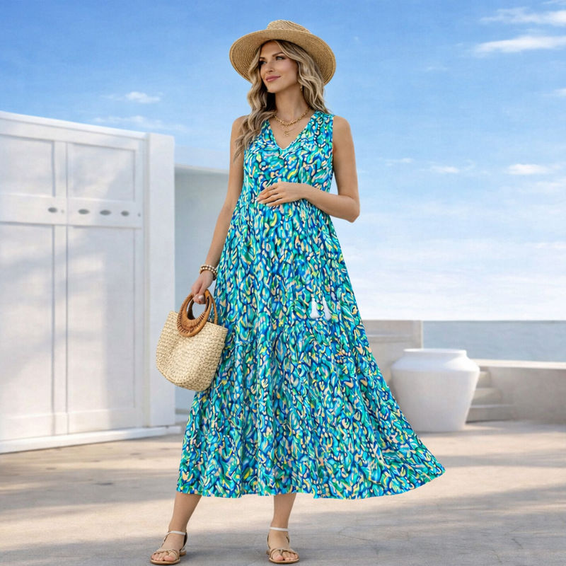 Floral Print Maternity Dress