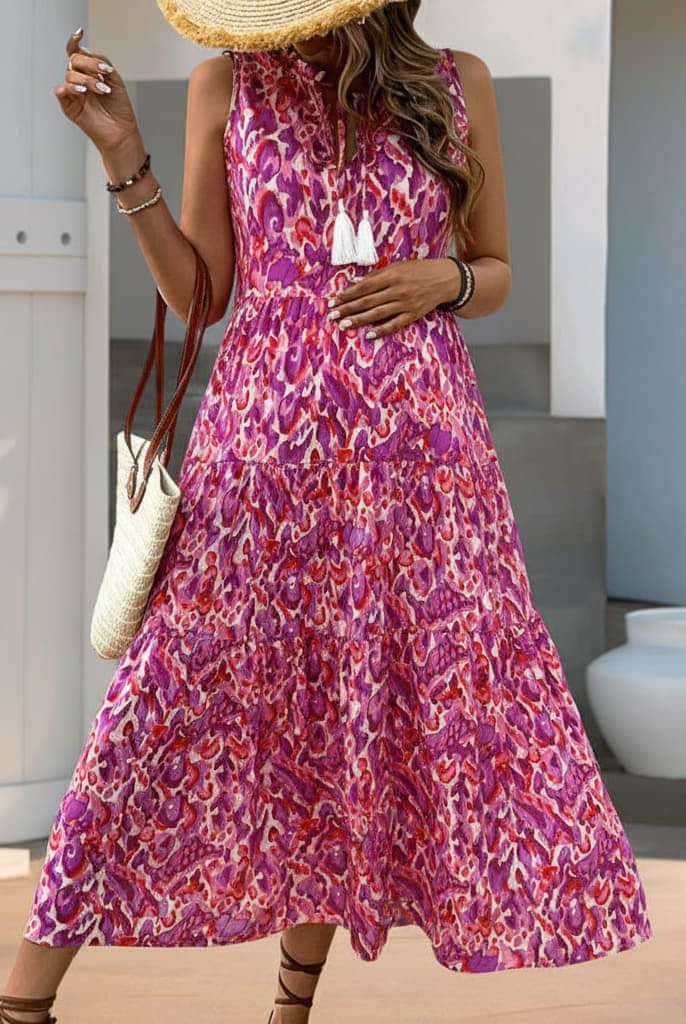 Floral Print Maternity Dress