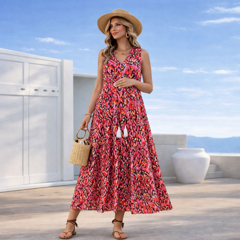 Floral Print Maternity Dress