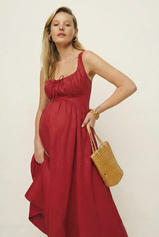 French Style Front Tie Dress