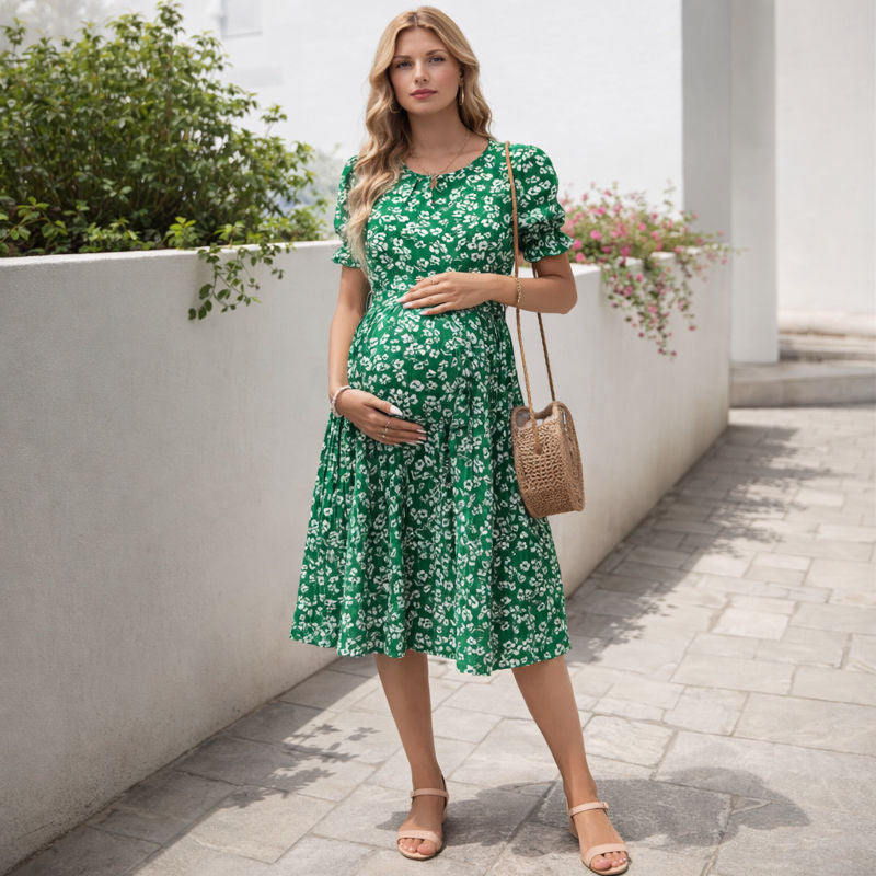Go Green Maternity Dress