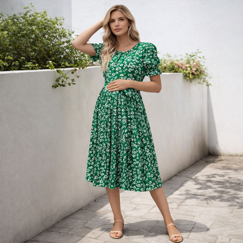 Go Green Maternity Dress