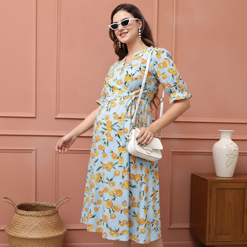 Lemon Print Dress