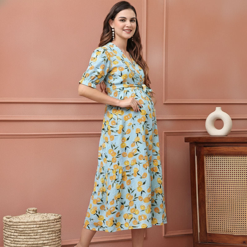Lemon Print Dress