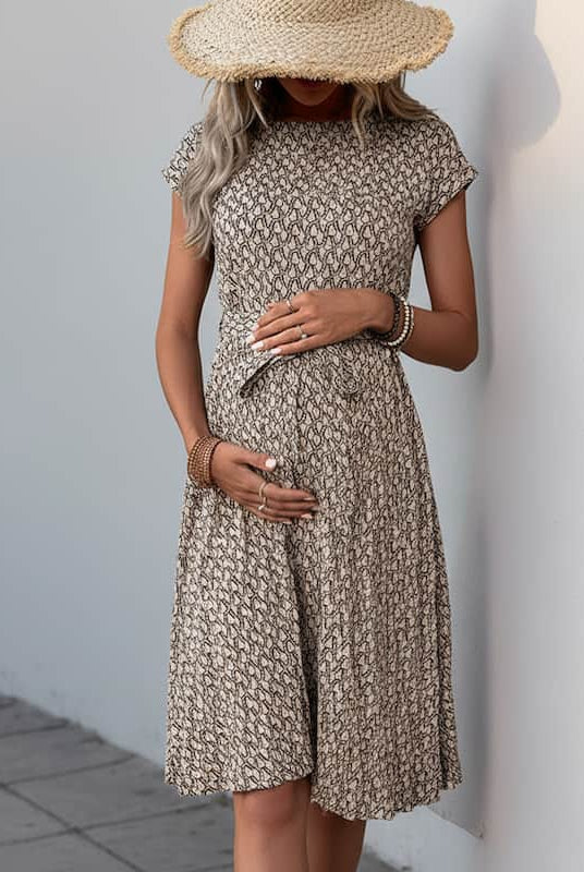 Lets Twirl Maternity Dress