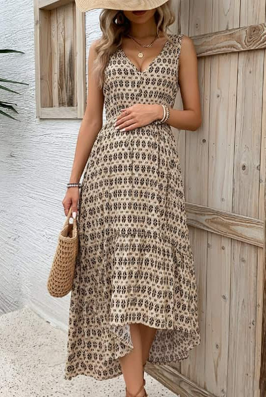 Patterned Mommy Dress