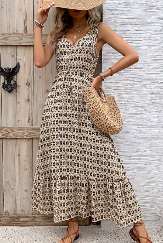 Patterned Mommy Dress