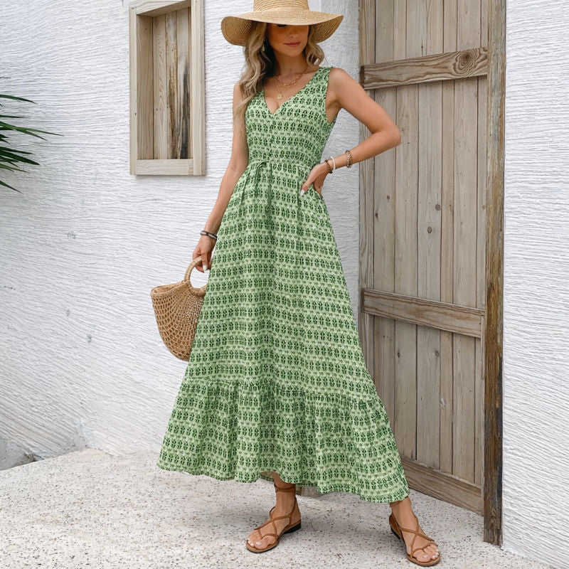 Patterned Mommy Dress