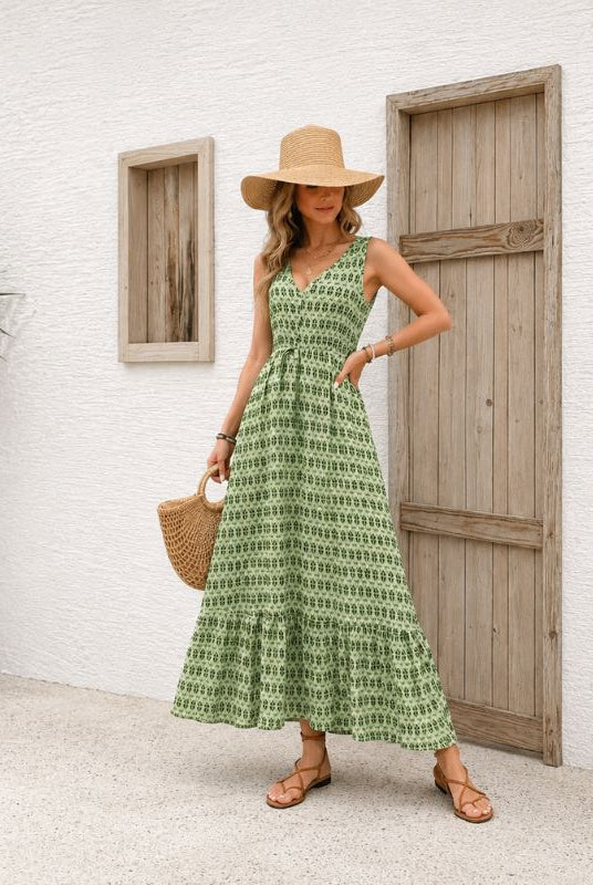 Patterned Mommy Dress