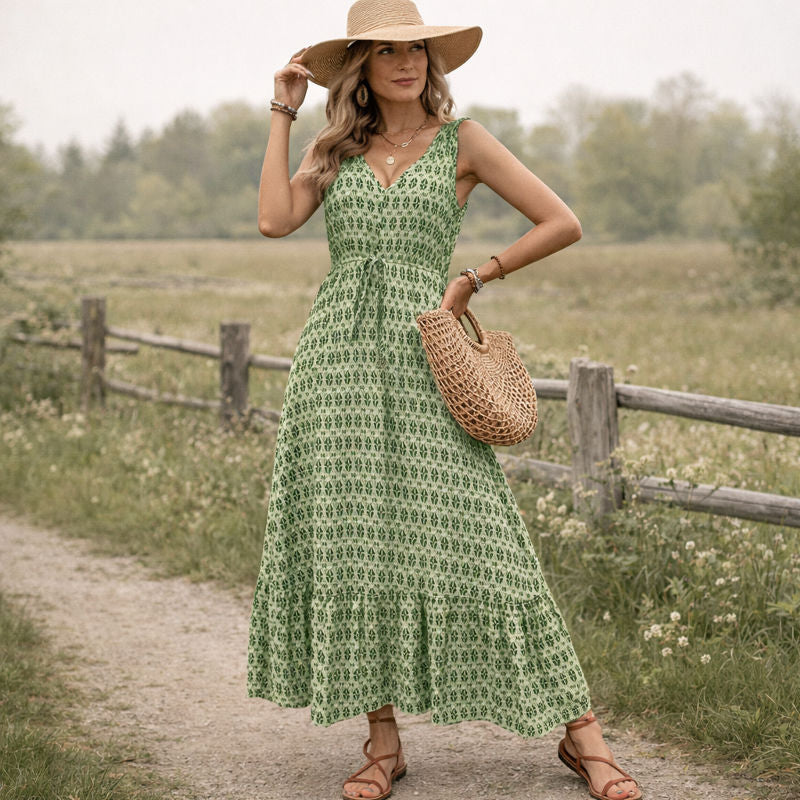 Patterned Mommy Dress