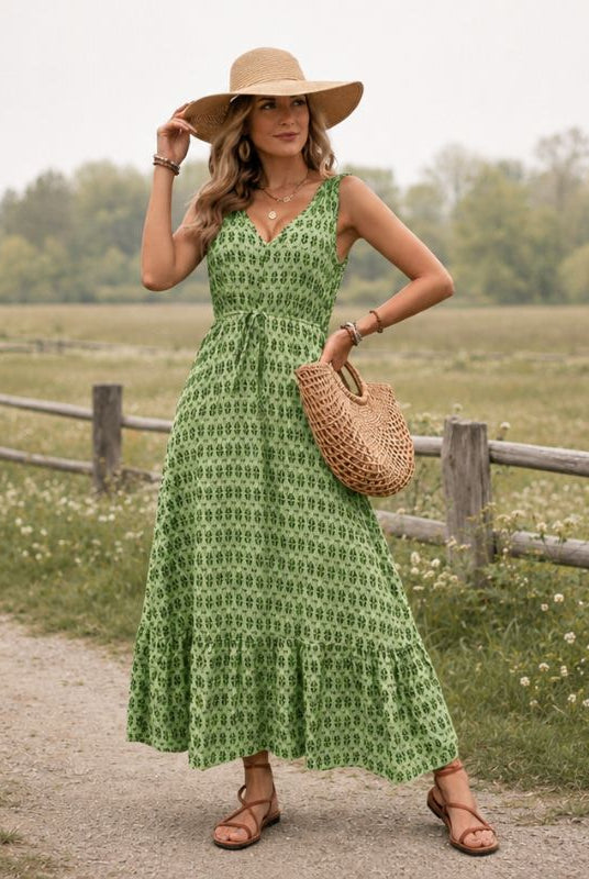 Patterned Mommy Dress