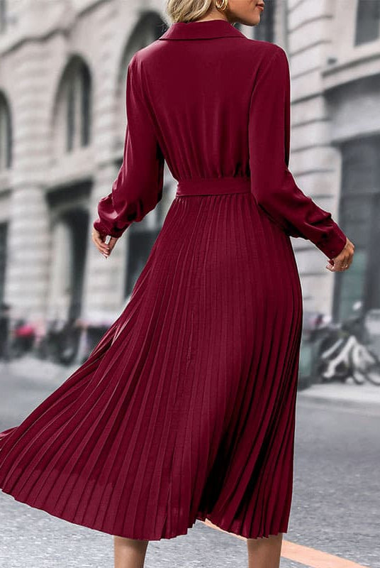 Pleated Pregnancy Dress