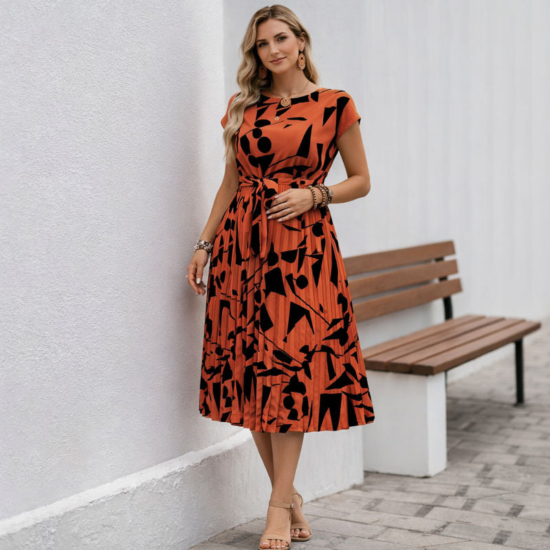 Wrinkly But Stylish Maternity Dress