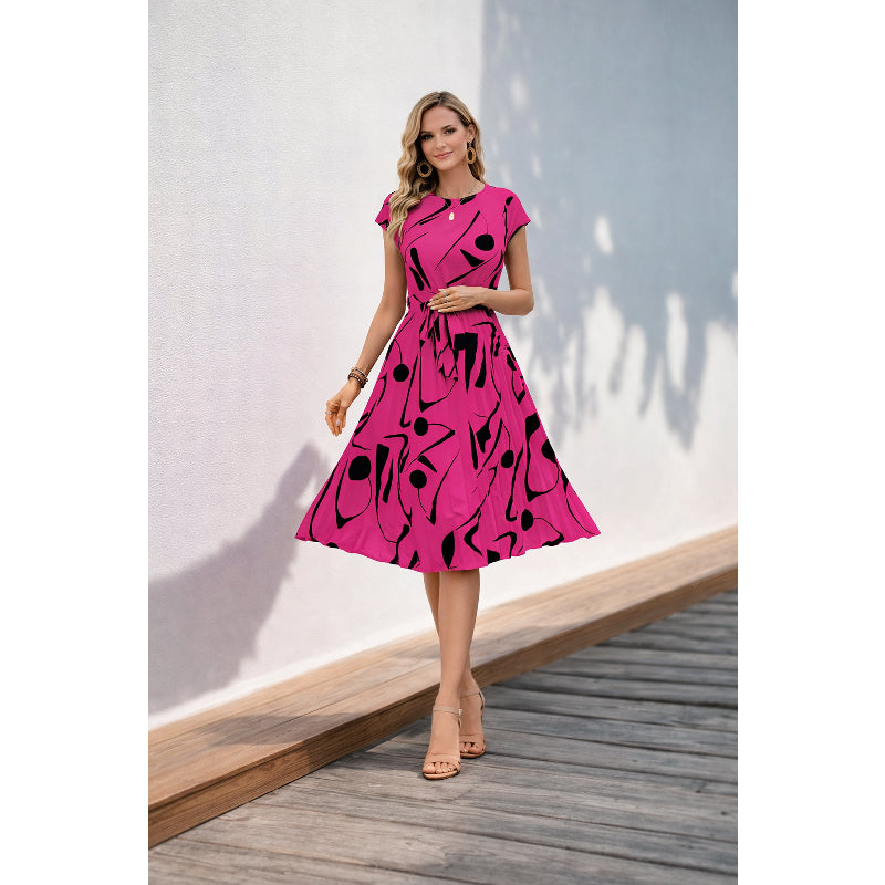 Wrinkly But Stylish Maternity Dress