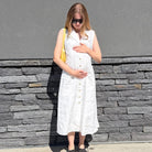 Buttoned Shirt Dress