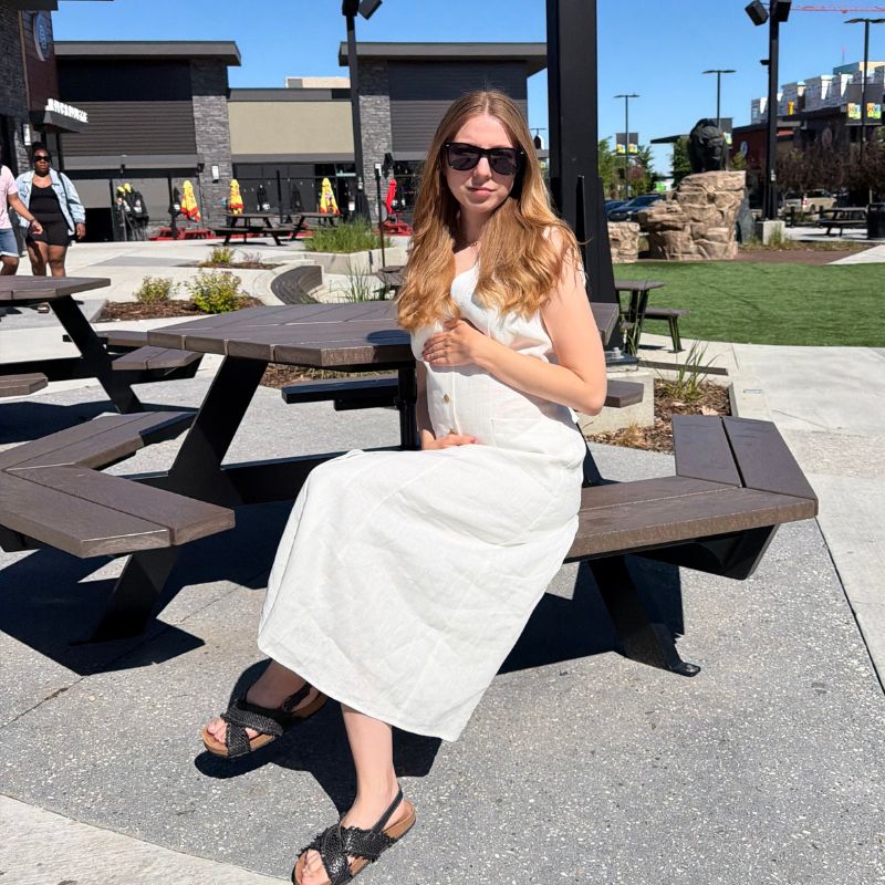 Buttoned Shirt Dress