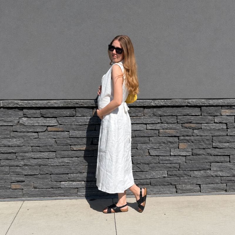 Buttoned Shirt Dress