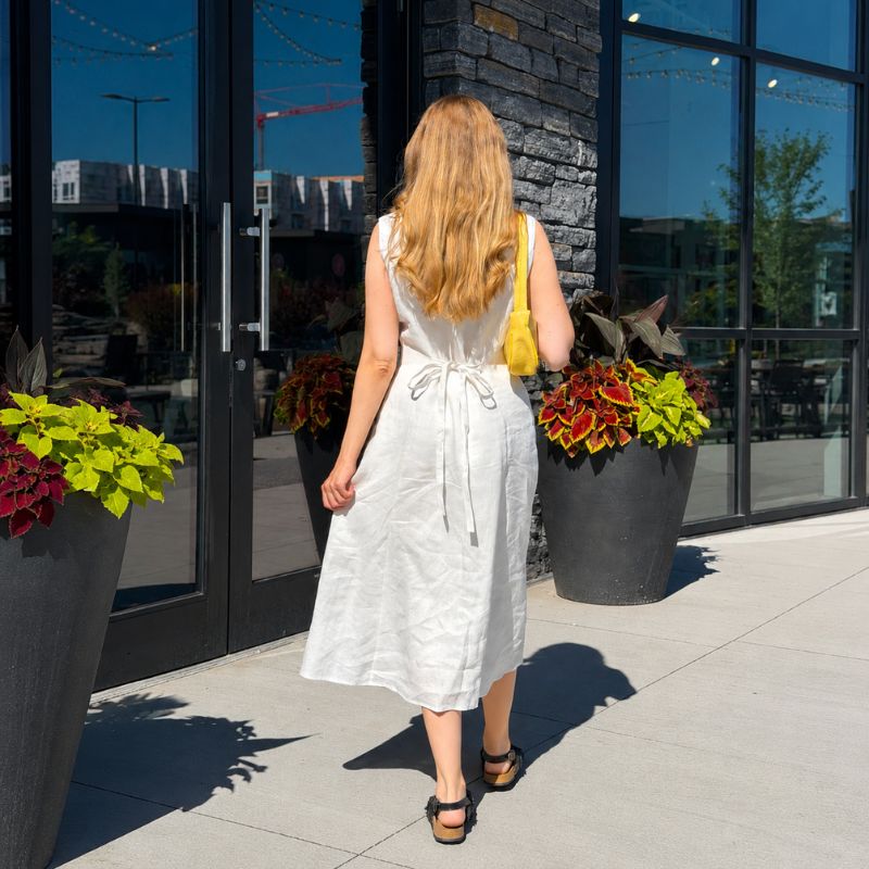 Buttoned Shirt Dress