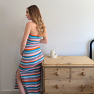 Colored Bandeau Dress
