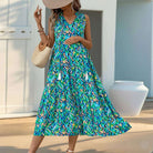 Floral Print Maternity Dress