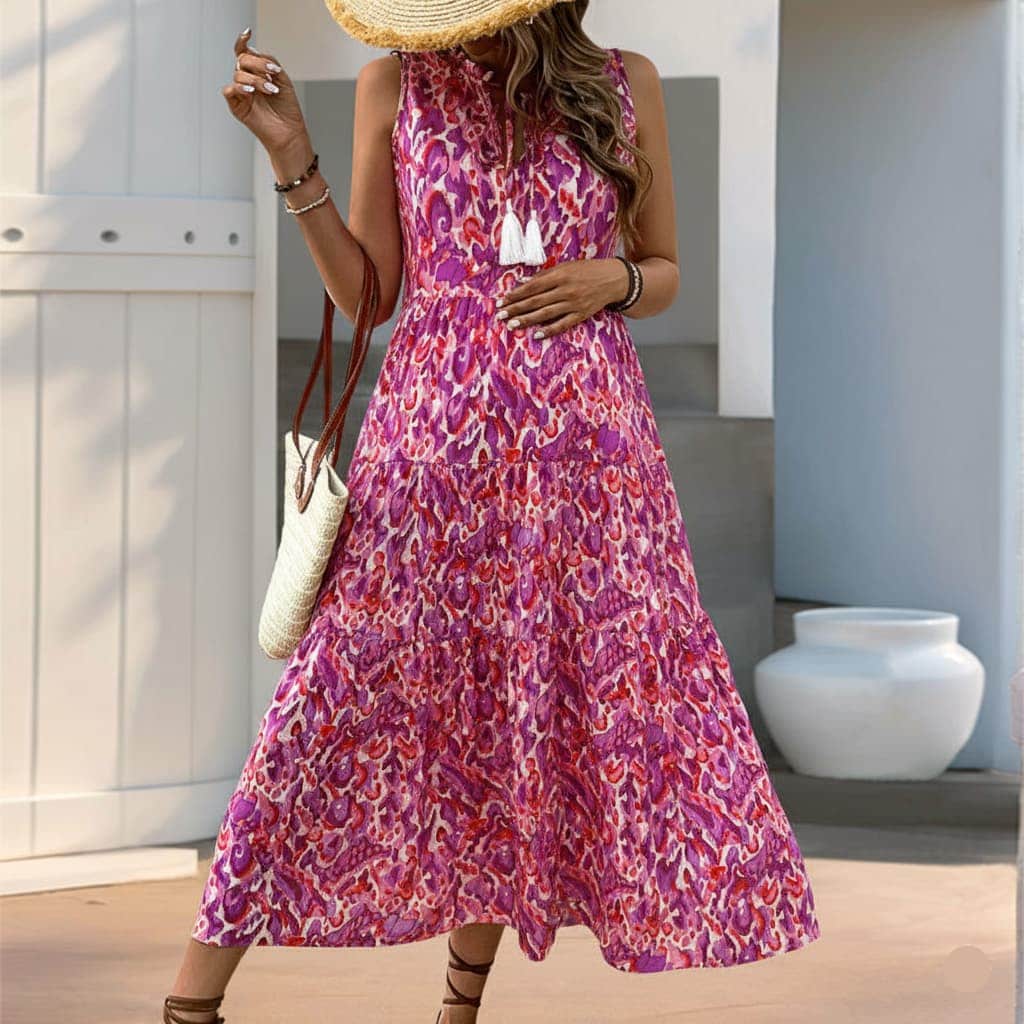 Floral Print Maternity Dress