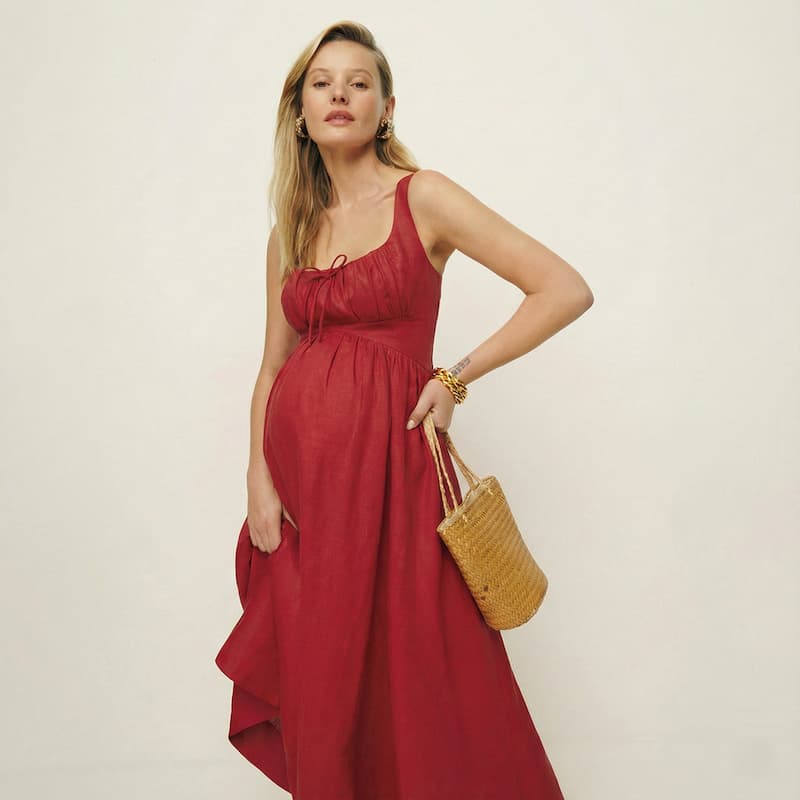 French Style Front Tie Dress