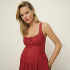 French Style Front Tie Dress