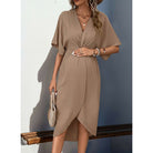 Front Knot Maternity Dress