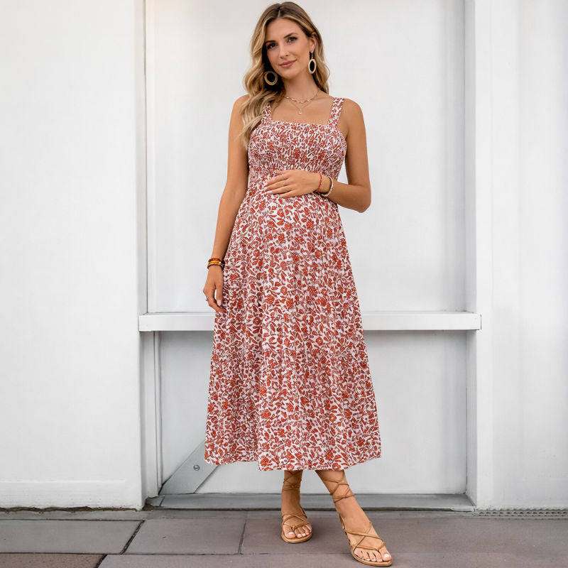 maternity garden party dress Alessandra Dress Short Hawaiian Breeze