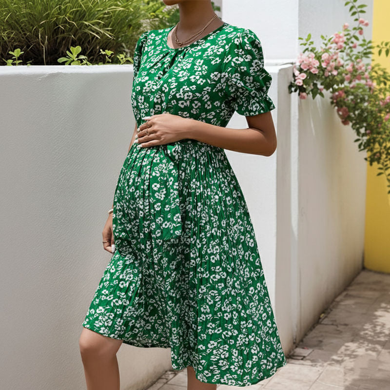 Go Green Maternity Dress