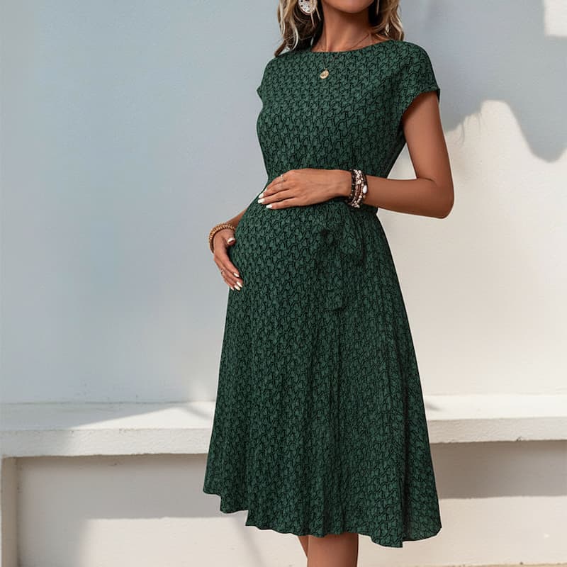 Lets Twirl Maternity Dress