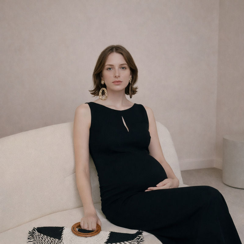 Neck Cutout Ruched Dress