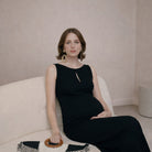 Neck Cutout Ruched Dress