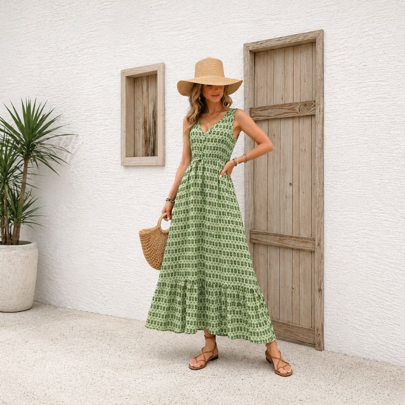 Patterned Mommy Dress