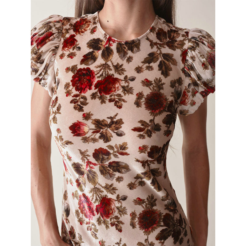 Peony Round Neck Dress