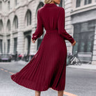Pleated Pregnancy Dress