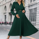 Pleated Pregnancy Dress