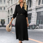 Pleated Pregnancy Dress