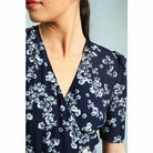 Side Wrap Floral Dress