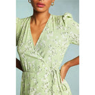 Side Wrap Floral Dress