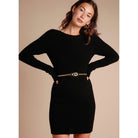 Wool Belted Dress
