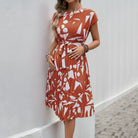 Wrinkly But Stylish Maternity Dress