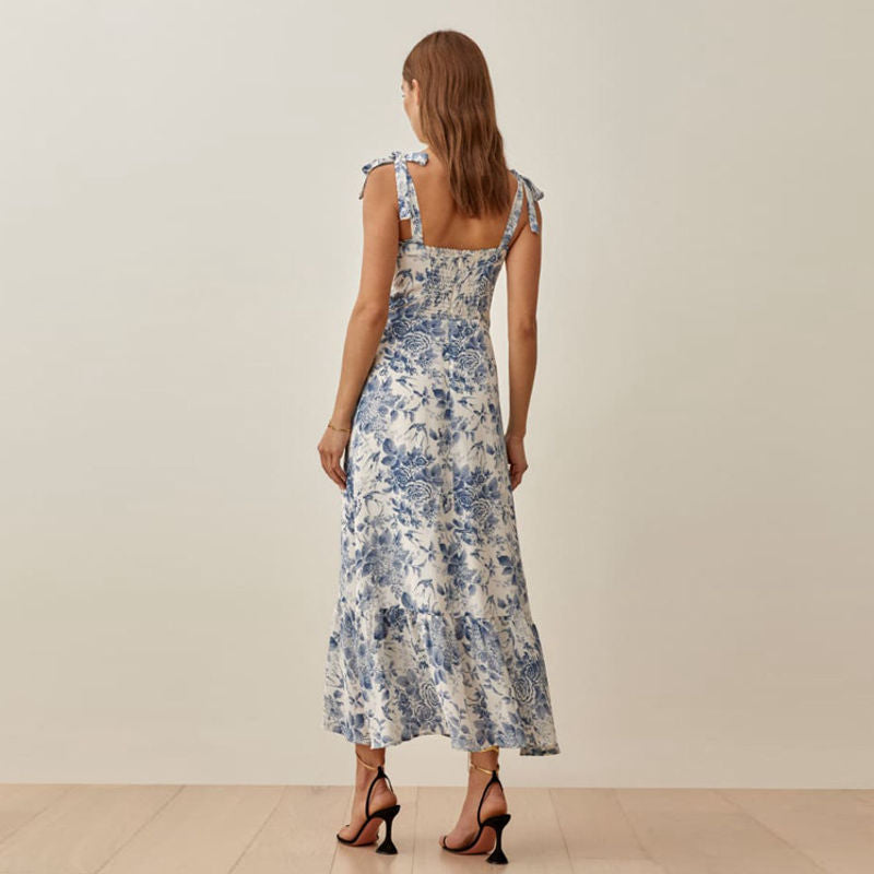 Ruffled Bottom Floral Dress