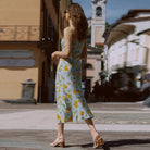 Side Slit Shoulder Tie Dress