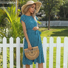 The Maternity Polka Dress