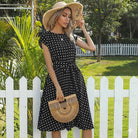 The Maternity Polka Dress